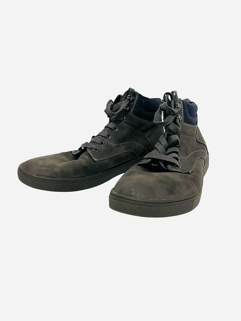 Steve Madden Men's Charcoal Gray High-Top Sneakers